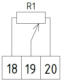 Potentiometer 10kOhm (nur bei 3-Punkt)